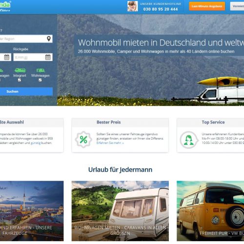 10 Millionen EUR in Series B: Michelin steigt bei Camper Plattform Campanda ein